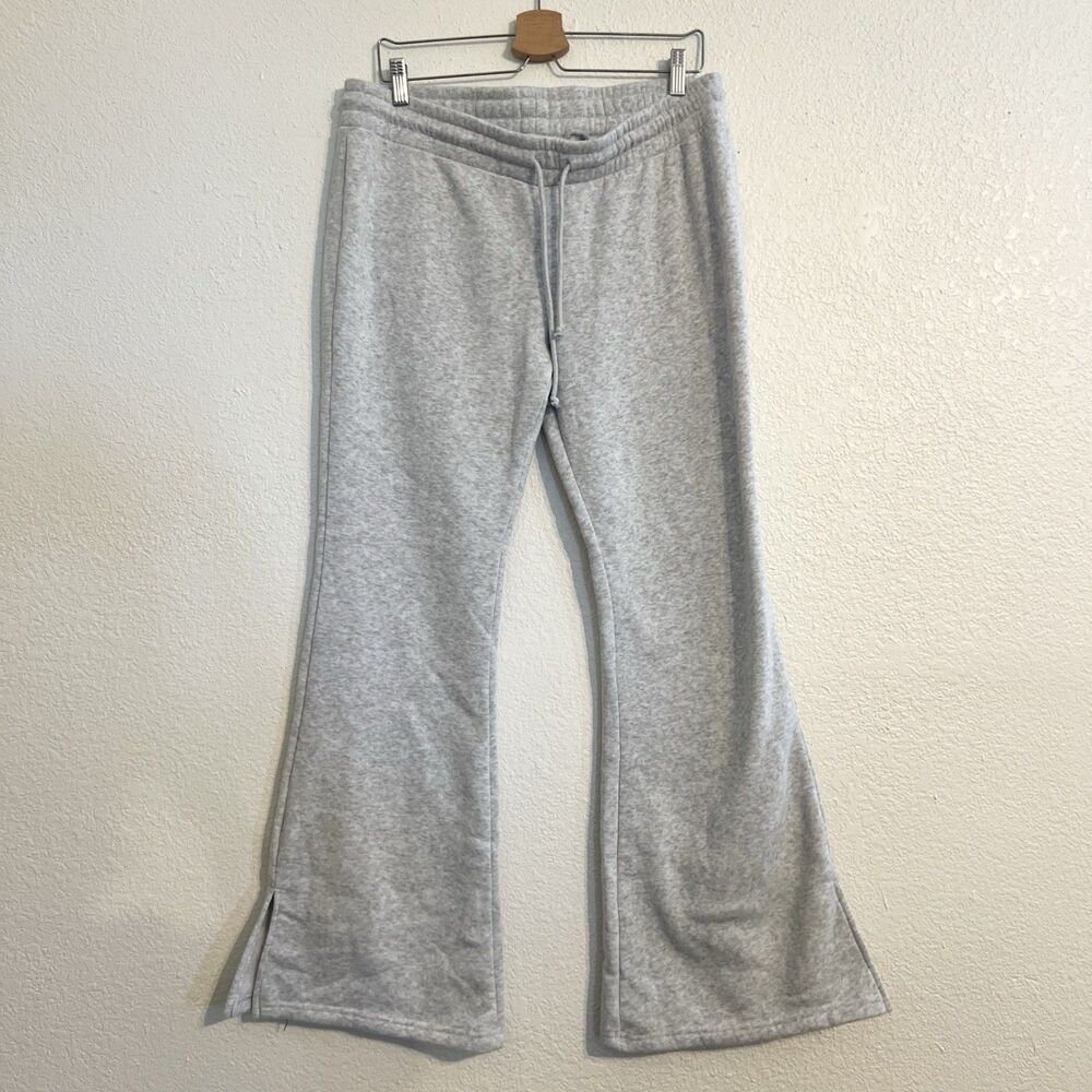 Elegant Gray Flare Pants